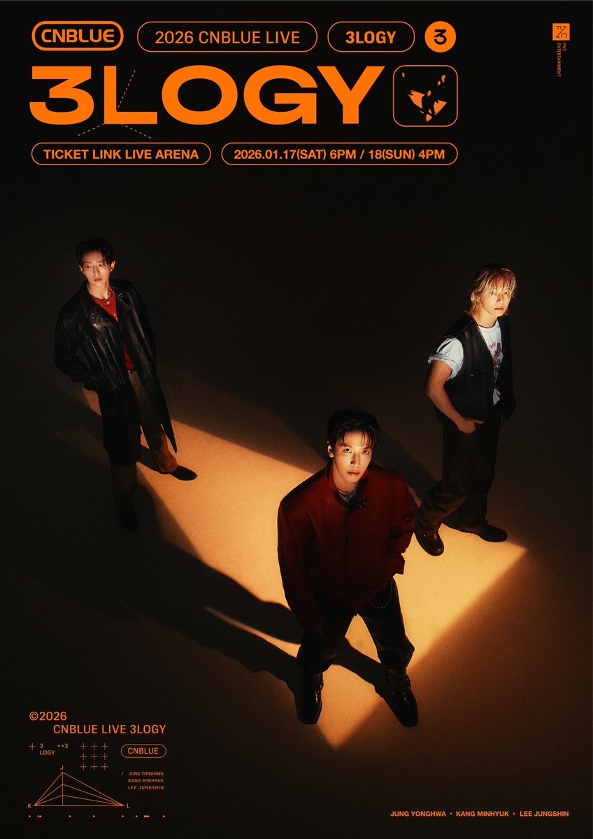 official_CNBLUE's tweet image. 2026.01.17-18 2026 CNBLUE LIVE &apos;3LOGY&apos; 안내
&amp;gt;&amp;gt; weverse.io/cnblue/notice/…

#CNBLUE #씨엔블루 #3LOGY