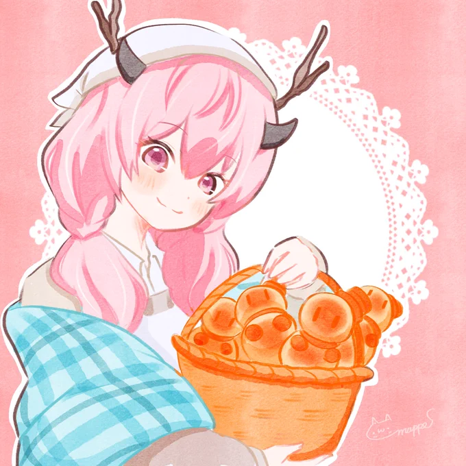 久しぶりのおらこちゃん楽しみー!! パン屋さんぴったりね #見るかもわからん