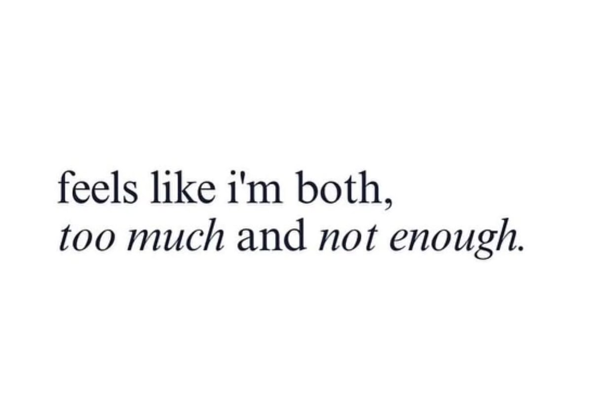 feels like I'm both