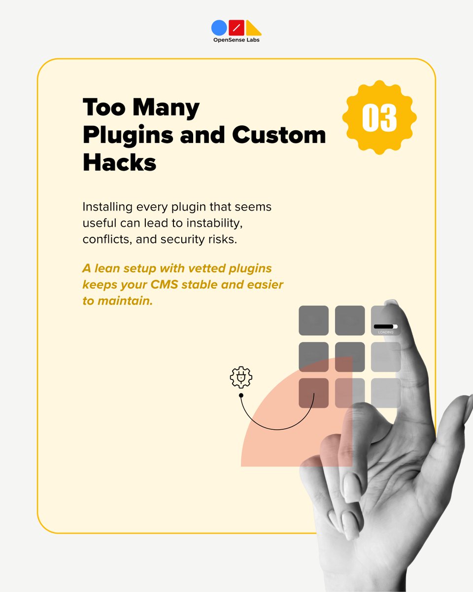 OpenSenseLabs's tweet image. Over 80% of organizations say their CMS slows them down.

Your CMS should power your content, not block it. With the right setup and strategy, it can boost speed, scalability, and user experience.

#CMS #drupalcmsdevelopment #WebDevelopment  #OpenSource