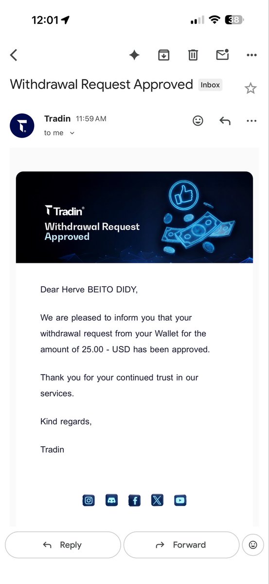 First withdrawal approved