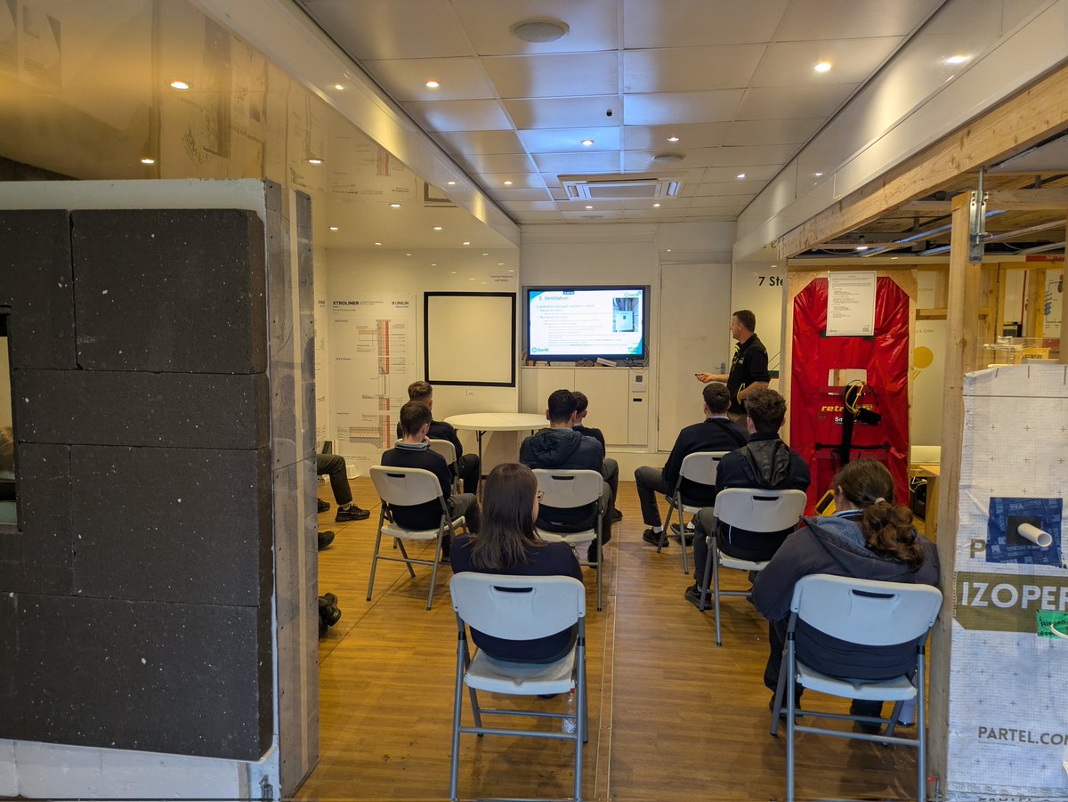 A big thank you to Phelim and the team at <a href="/mountlucastc/">LOETB National Construction Training Campus</a>. The mobile training unit has been <a href="/moynecs/">Moyne CS</a> all week providing an excellent opportunity for students to learn more about NZEB &amp; Retrofit practices and principles. #NZEB #ConstructionTech