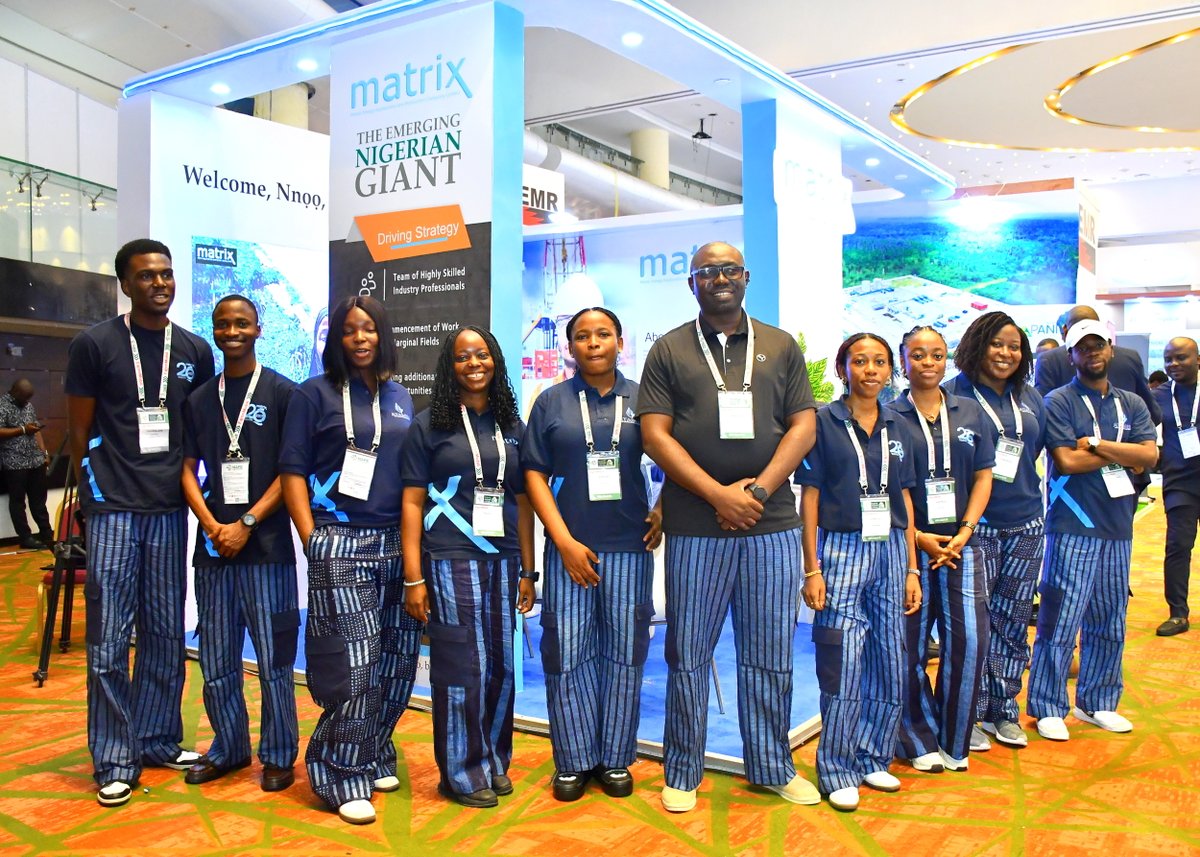 matrixenergyng's tweet photo. It’s a wrap at NAPE 2025.
Four incredible days of conversations, connections, and shared moments at Eko Hotel & Suites, Lagos. We’re grateful to everyone who stopped by Booth D6–D7 to engage with us and be part of the experience.
Until next year.
#MatrixEnergy #nape2025 https://t.co/kQIOLvOxO3