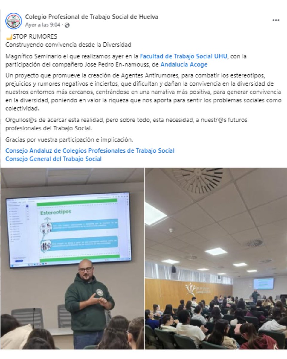 Muy orgullosxs de nuestro compañero Jose Pedro.👏👏

<a href="/stoprumores/">Agencia Stoprumores</a> 

#ConstruyendoConvivencia #ConstruyendoSociedad