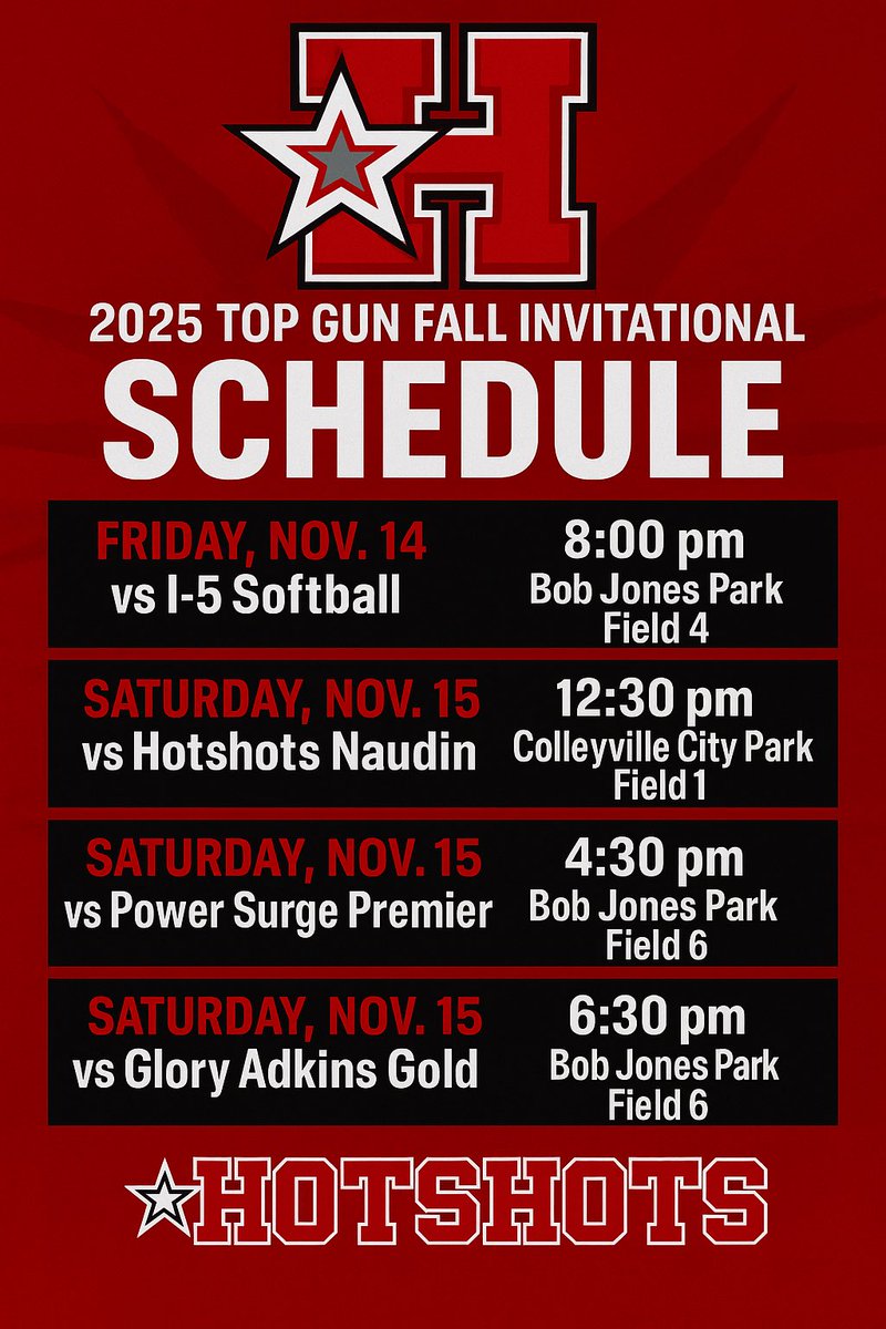 TaelynDroddy22's tweet photo. Ready for this weekend at the Top Gun Fall Invitational! Here is our schedule—would love to see some coaches come out and watch us compete. @NSUDemonsSB @LATechSB @LamarSoftball @BaylorSoftball @CoachJenFuller @CoachBradF https://t.co/DIJ7lZ7y2w