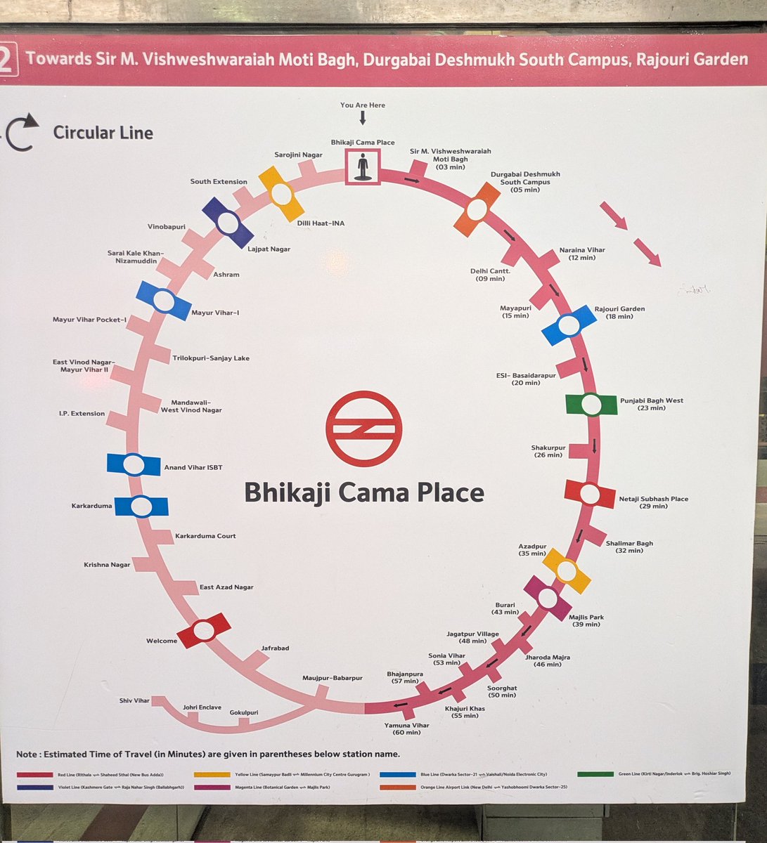 Delhi's metro network remains a dream to most other Indian cities, look at the expanse of the pink line, following Delhi's ring road, where and how many times it criss-crosses other lines! <a href="/OfficialDMRC/">Delhi Metro Rail Corporation</a> has build a marvel