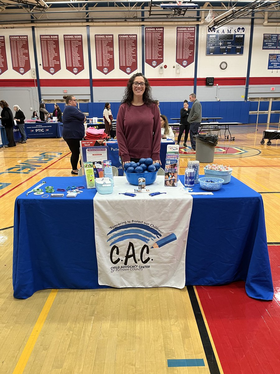 Had a great time representing the Child Advocacy Center of Putnam County at the Children’s Mental Health Fair today at Carmel High School! It was wonderful connecting with families and community partners who all share a commitment to supporting children. We can make a difference.