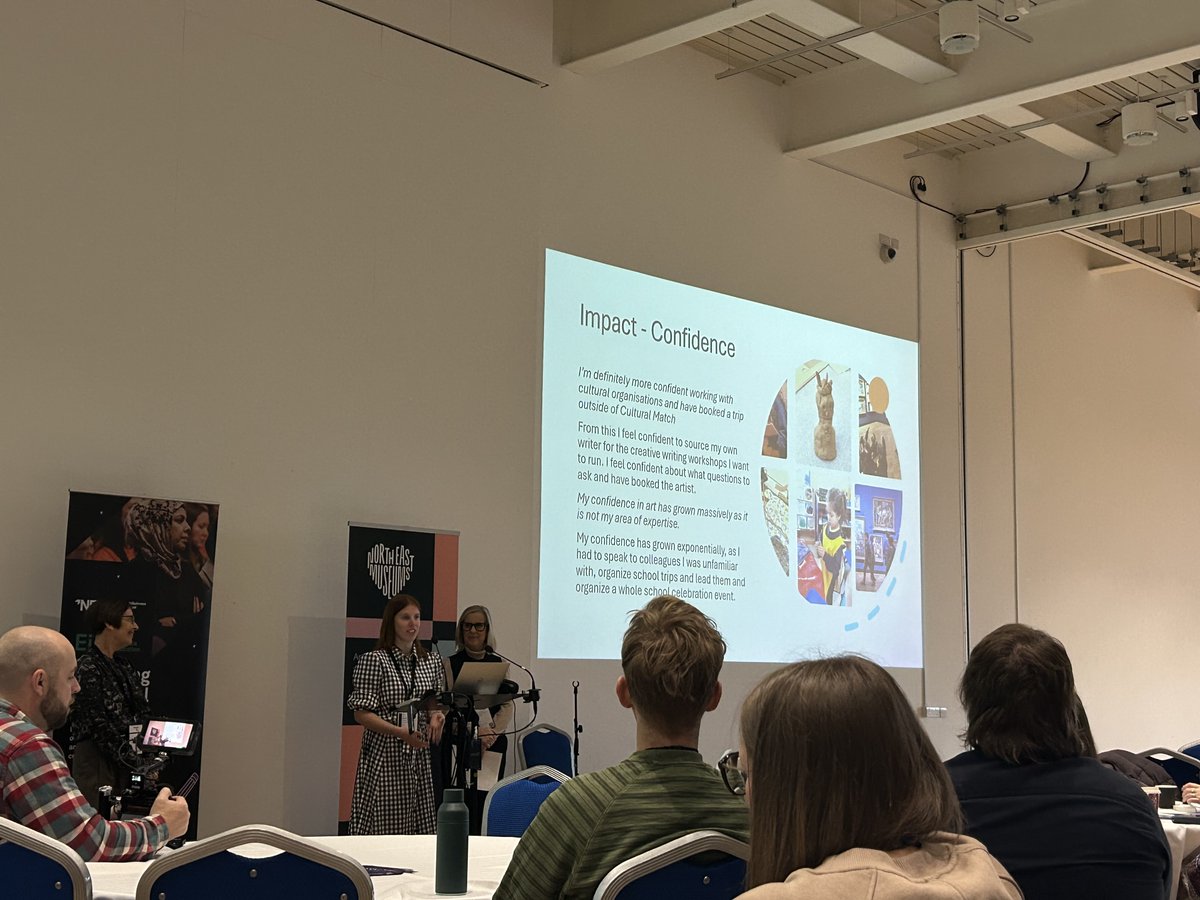 NE_Museums's tweet image. Attendees discovered more about our Cultural Match Programme and the programme&apos;s impact from one of last year’s Early Career Teachers.

We rounded off the morning with Jamie Rogers, who shared how their own experiences shaped their work at @TheDifferenceEd.

3/3