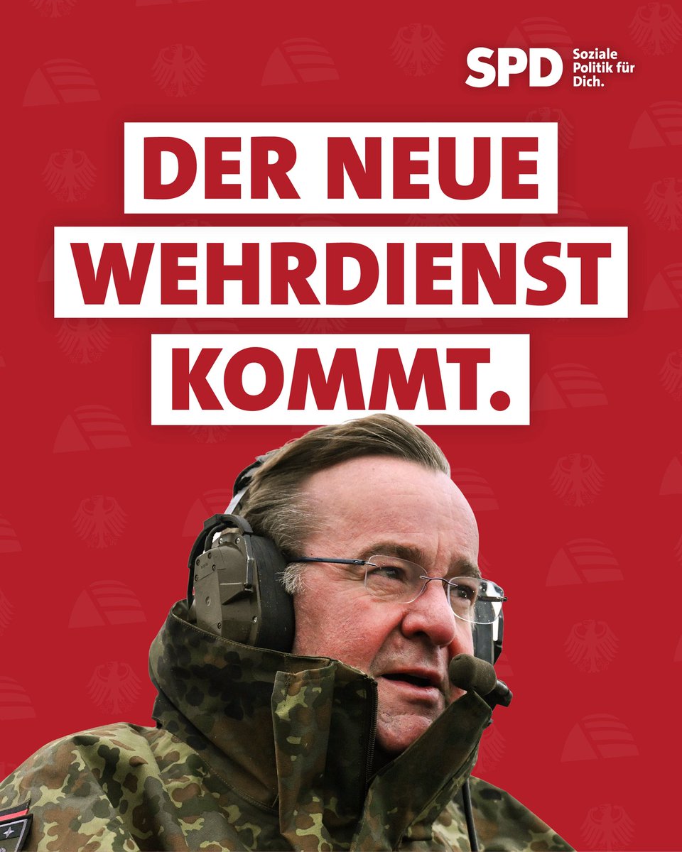 Neuer Wehrdienst: Wir stärken die Wehrfähigkeit Deutschlands. 🇩🇪 

1. Attraktiver Dienst
Der neue Wehrdienst setzt konsequent auf Freiwilligkeit. Wer sich engagiert, erhält faire Bedingungen: rund 2.600 Euro brutto pro Monat und einen Führerscheinzuschuss ab einer Dienstzeit von