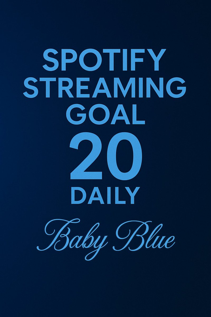 [#wwmx_babyblue]

💙 MONBEBE STREAMING GOAL! 💙

To help #babyblue take off strong, once it drops in your respective timezone, we encourage every Monbebe to set a personal daily goal of:

💙💙💙 20 Spotify streams per day 💙💙💙

(that is in one full UTC cycle)

This is the max