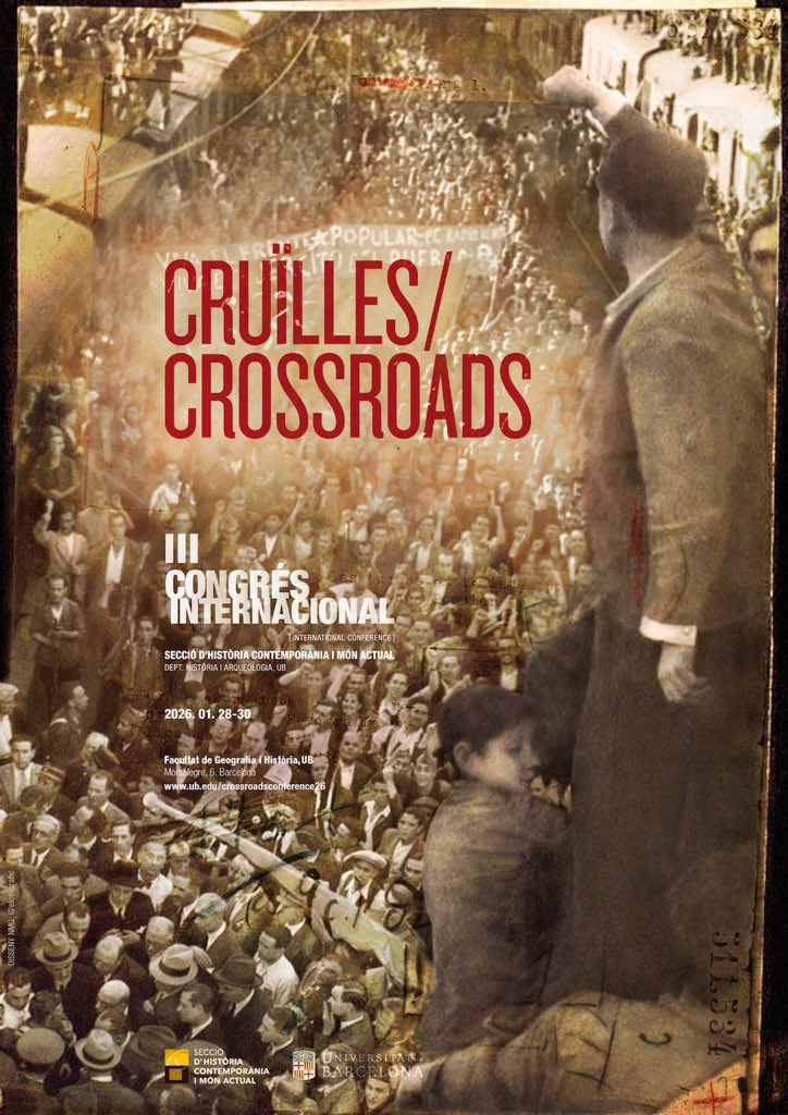 El proper mes de gener des de la <a href="/ContemporaniaUB/">Secció d'Història Contemporània i Món Actual (UB)</a> organitzem el III Congrés Internacional Cruïlles/Crossroads on coordino, juntament amb Xavier Pujadas, la taula “Esport i política: espais de poder, identitati transformació social”
