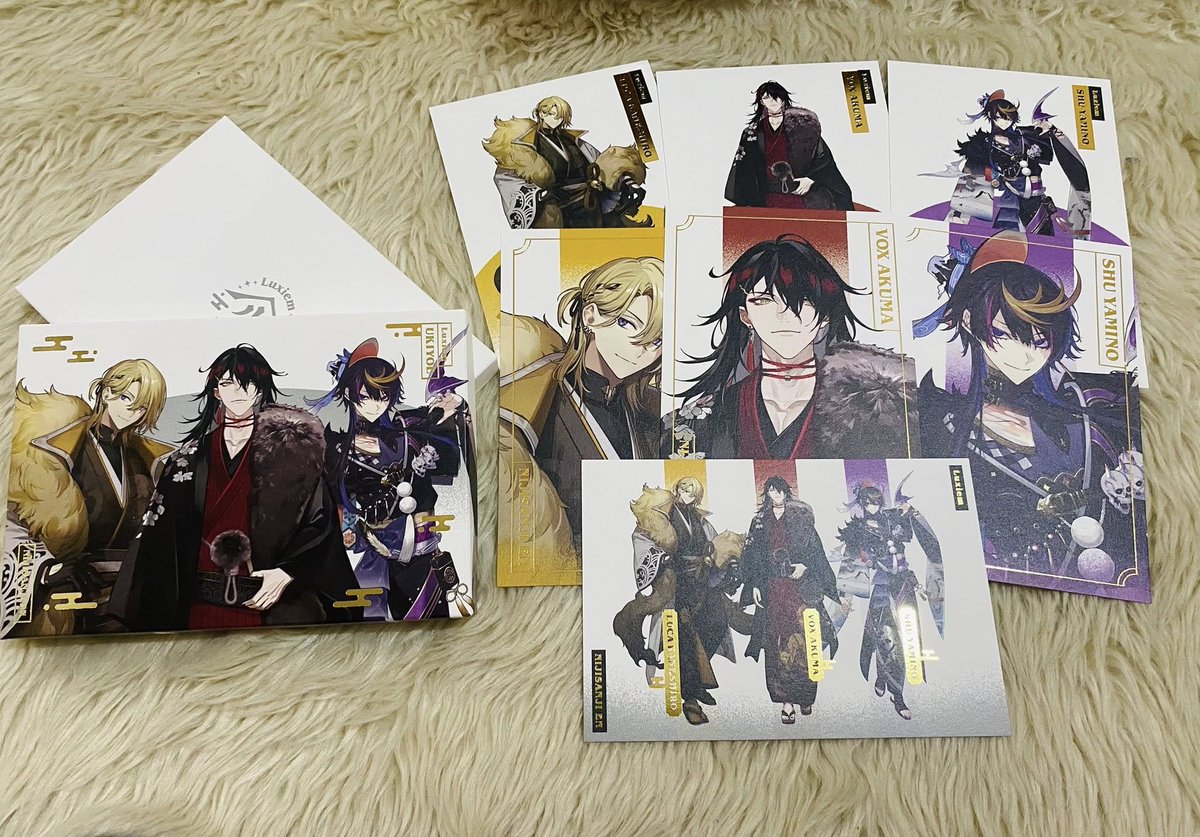 🍎#RingosTT_Arrivals | NIJISANJI MERCARI JP KR CN ORDERS🍎

Nijisanji Ukiyo-e goods partial arrivals~✨
The postcards are really pretty!! 🥺💖

~ Ringo 🍎