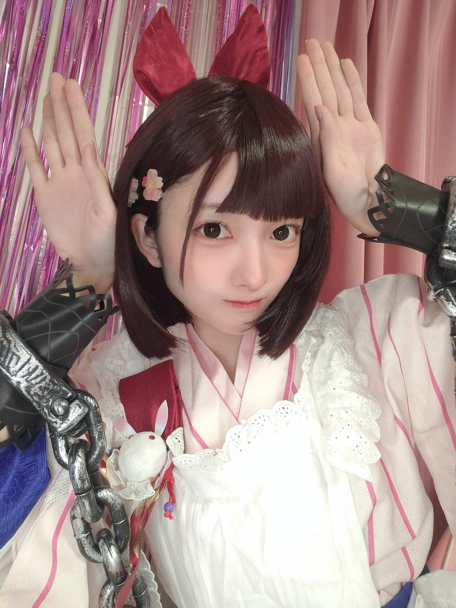 うさちゃんが1羽_(・×・_∪⌒)οᐡ ̳ᴗ  ̫ ᴗ ̳ᐡ♡