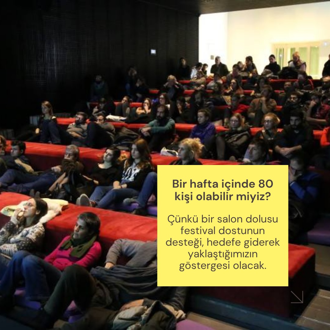 İlk 20 destekçimize teşekkür ederiz🥳Bir hafta içinde 80 kişi olabilir miyiz? Çünkü bir salon dolusu festival dostunun desteği hedefe giderek yaklaştığımızın göstergesi olacak. Destek olmak için: kreosus.com/documentaristf…