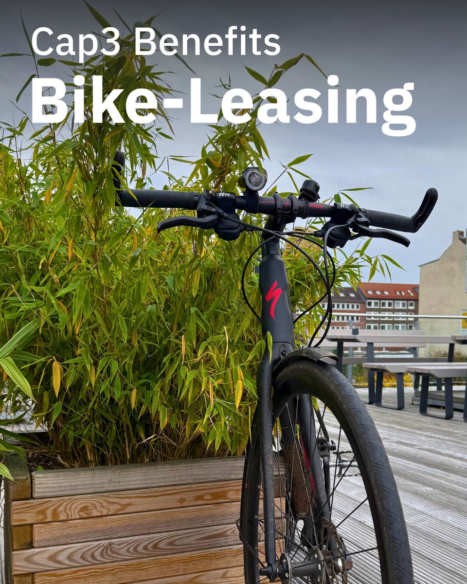 Ob zur Arbeit, an den Strand oder für die Feierabendrunde – mit Bike-Leasing über JobRad bleiben wir bei Cap3 mobil. 🚲️