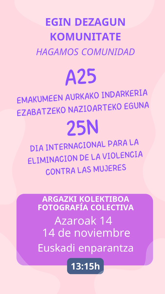Animatu eta parte hartu!
¡Anímate y participa!
#Zumarraga