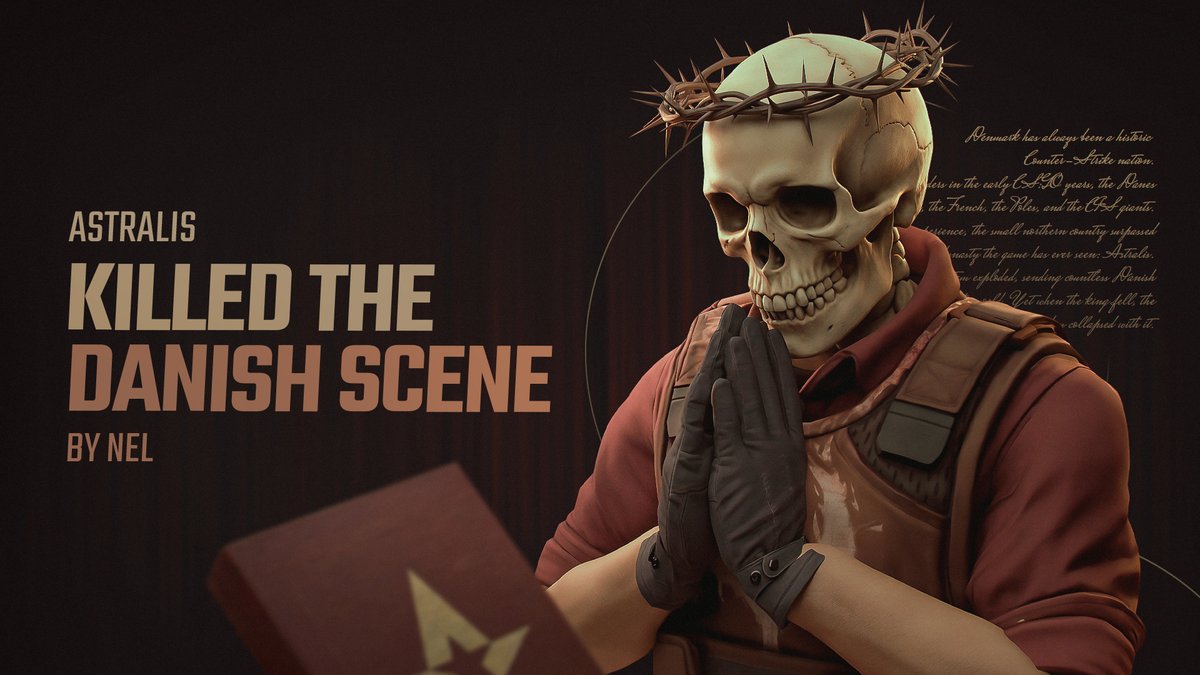 From 3 Majors in a row to 5 Majors missed. From the greatest team ever to the collapse of a scene that once set the standard.

When the king fell, the whole kingdom followed. After becoming legendary, 🇩🇰 Astralis killed its own scene.

Here is the story👉l.skin.club/NELART12