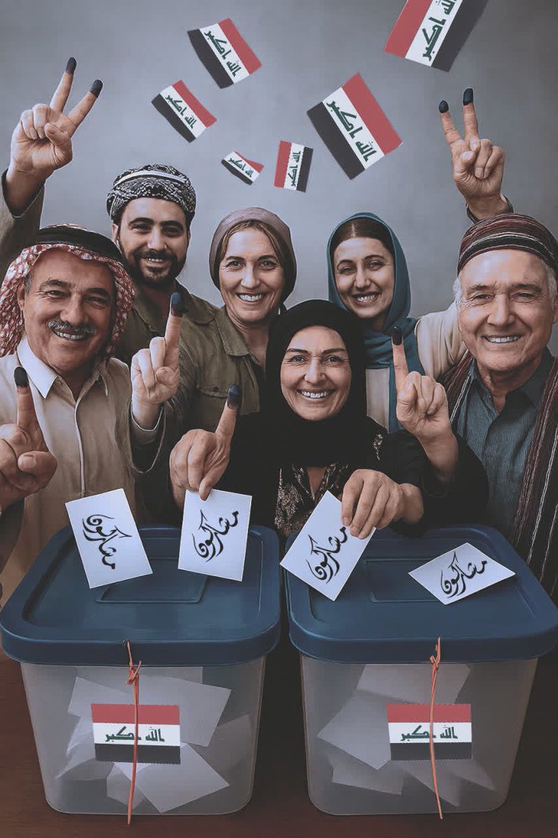 نوجّه التحية لكل جندي وشرطي حمى صندوق الاقتراع بشرف وشجاعة
#الانتخابات_العراقية #انتخابات_العراق