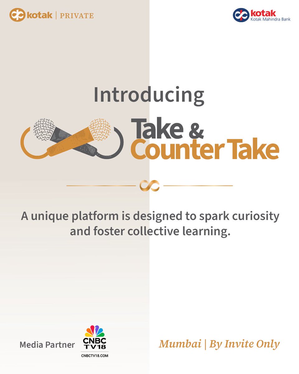 Kotak_pvt's tweet image. Experience a compelling exchange of unfiltered voices and unbiased perspectives, featuring distinguished speakers. ​

#KotakPrivate #ThoughtLeadership