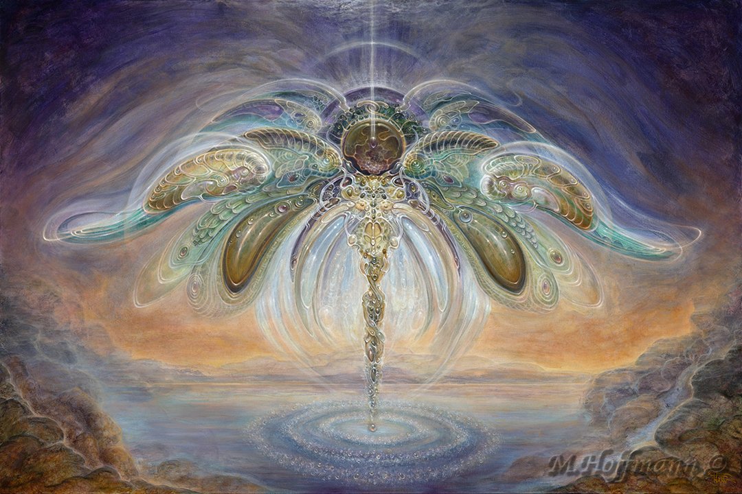 CONTACT II © by Martina Hoffmann, oil on canvas. Right now on exhibition at Salon Déclic - 'Au Féminin'.
This painting is available as a reproduction in its original size, as a Fine Art Print on canvas, or on paper. 
Boutique Link: martinahoffmann.com/limited-editio…