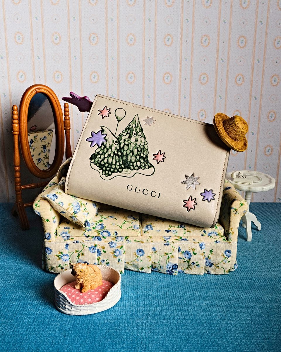 GUCCIコラボ ヒグチユウコ星型ケース グッチ」×ヒグチユウコ第3弾 星型コインケースやウエアが登場 購入者