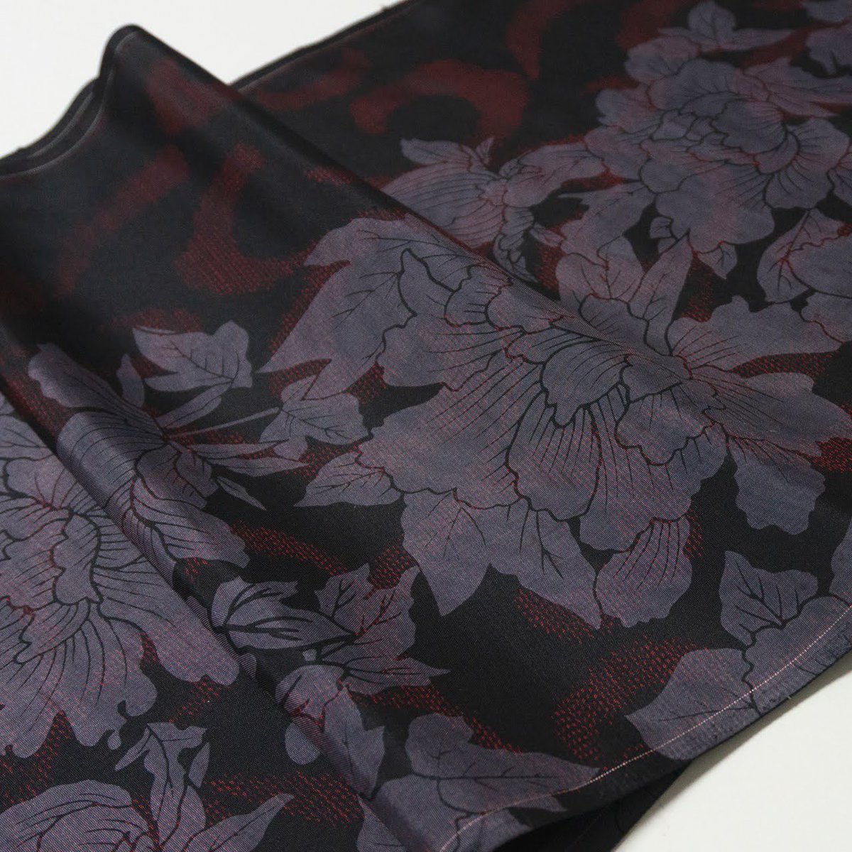 ルミロック 新作きもの「牡丹」抜染