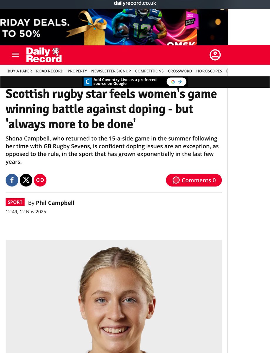 Her naïveté (ignorance?) reminds me of mine when I competed as a pro. ‘Drug testing works, it will catch the cheats.’ Boy, how wrong I was.

Once you comprehend the math, you will never utter the words ‘AD is winning the battle.’ There are MANY dopers behind each one caught.