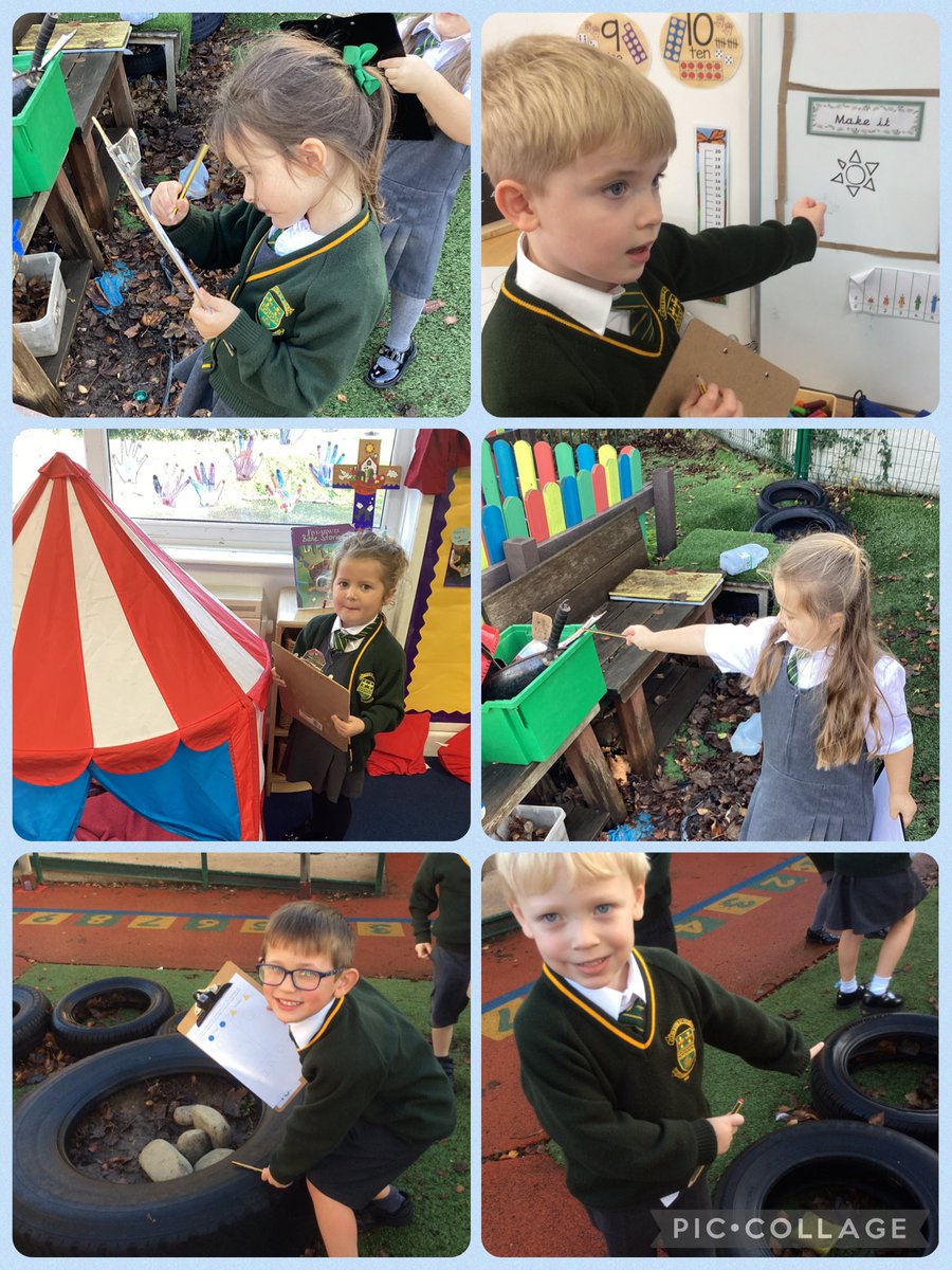 #rec We had great fun this morning being shape detectives! We searched high and low for circles and triangles on the surfaces of items in our classroom 🤩