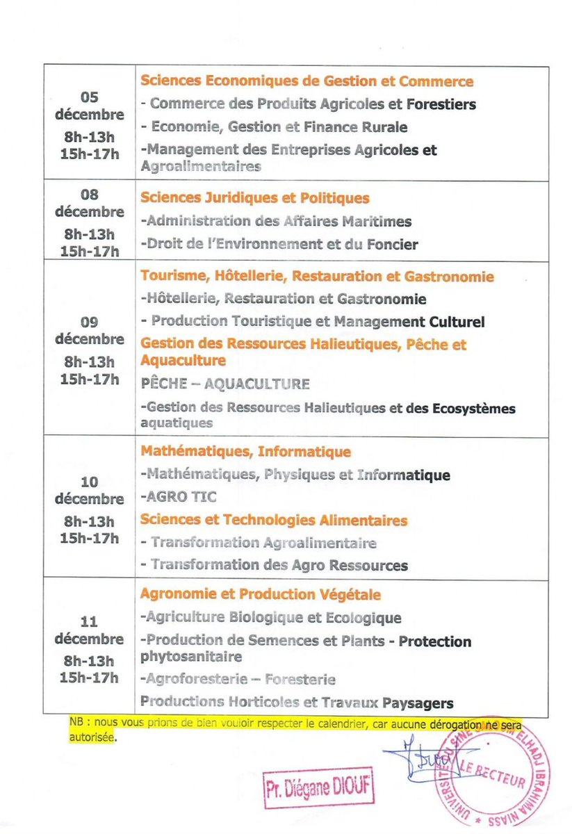 Inscriptions USSEIN 2025-2026
Les inscriptions administratives pour les nouveaux bacheliers orientés à l’USSEIN se déroulent du 20 novembre au 11 décembre 2025.
 Ne manquez pas les délais.
<a href="/diegane_diouf/">Diegane DIOUF</a> <a href="/pnsbalante/">Sadio Papa Ngore⭐⭐</a>