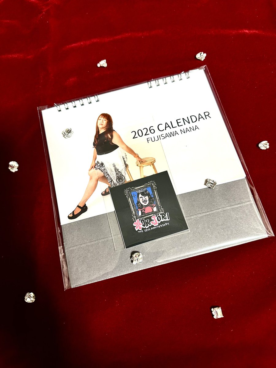 藤沢ななちゃんの2026年度版カレンダーが届きました🤍 毎朝の配信
