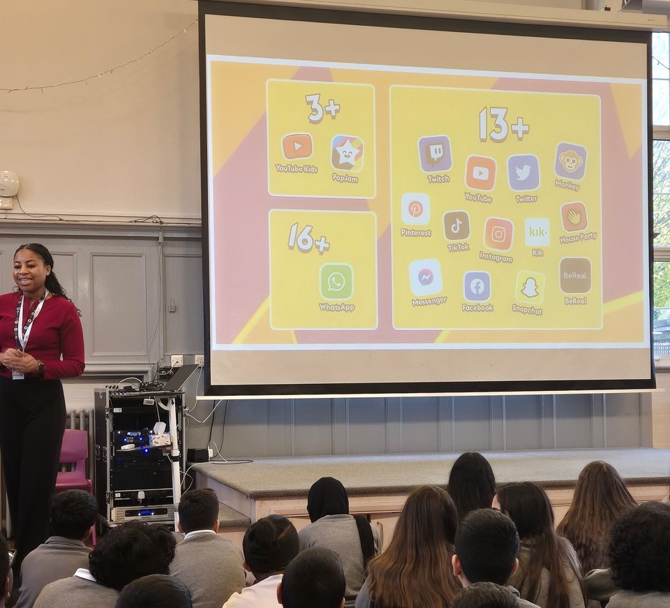 Year 6 took part in an excellent #OnlineSafety Workshop with the Enfield Prevent Officer- exploring age ratings &amp; digital footprints. Key messages: Report &amp; Block. Don’t engage with strangers. Parents, please continue these important discussions at home! #DigitalFootprint