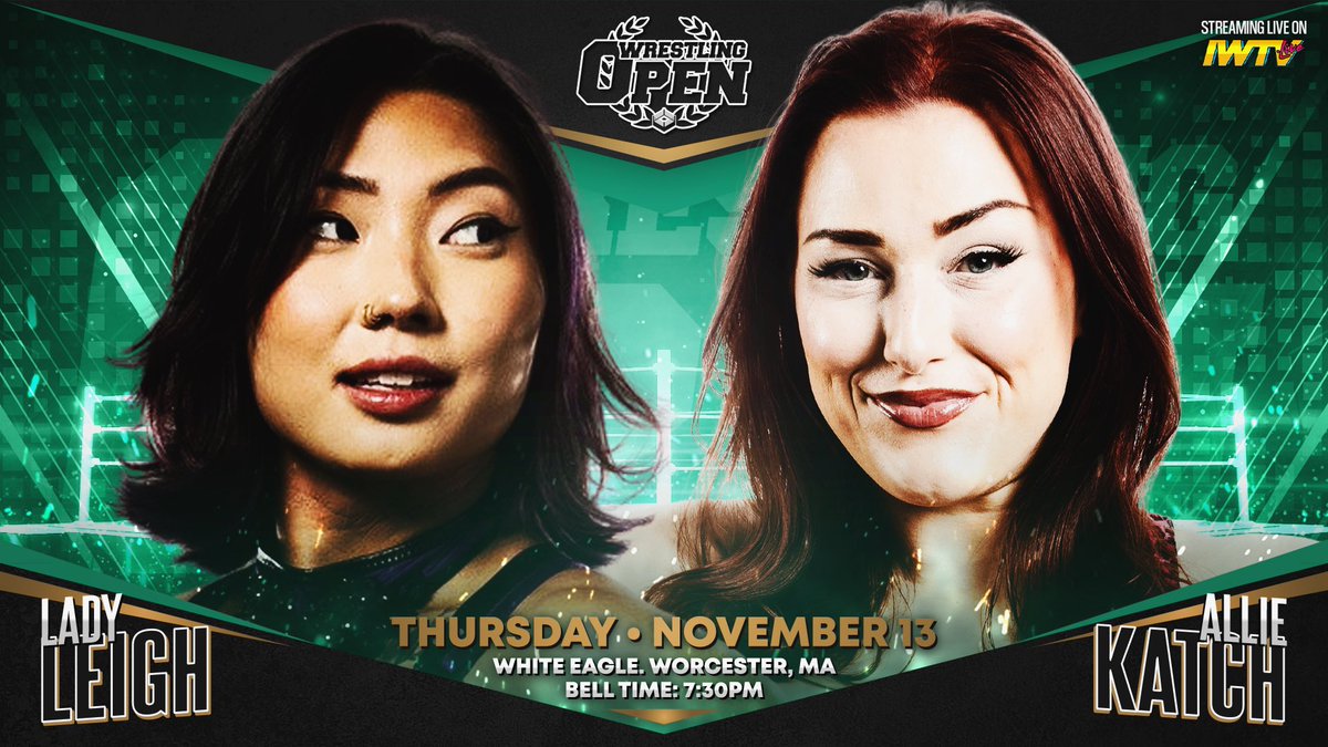 TONIGHT!
-
<a href="/victorious_brg/">The Victorious BRG✌🏻</a>/<a href="/TheOxxAdams/">Oxx Adams</a> vs. <a href="/FancyRyanClancy/">“Fancy” Ryan Clancy | 「ファンシー」ライアン・クランシー</a>/<a href="/ThePrizeCityOG/">The Prize Alec Price</a> 
<a href="/_chrisdarling/">Christian</a> vs. <a href="/ThaReal_DC/">“Da Big BOOFA” Dezmond Cole🌟🔥</a> 
<a href="/ItsDustinWaller/">Dustin 'Flash' Waller</a> vs. <a href="/eyeblackjackp/">Jack Pasquale</a> 
<a href="/leighlaurel/">Lady Leigh</a> vs. <a href="/AllieKATCH/">ALLIE KATCH アリー・キャッチ</a> 
AND MORE
-
📺<a href="/indiewrestling/">IWTV</a> 
🔗in comments
-
EVERY THURSDAY FOREVER
<a href="/WrestlingOpen/">Wrestling Open</a>