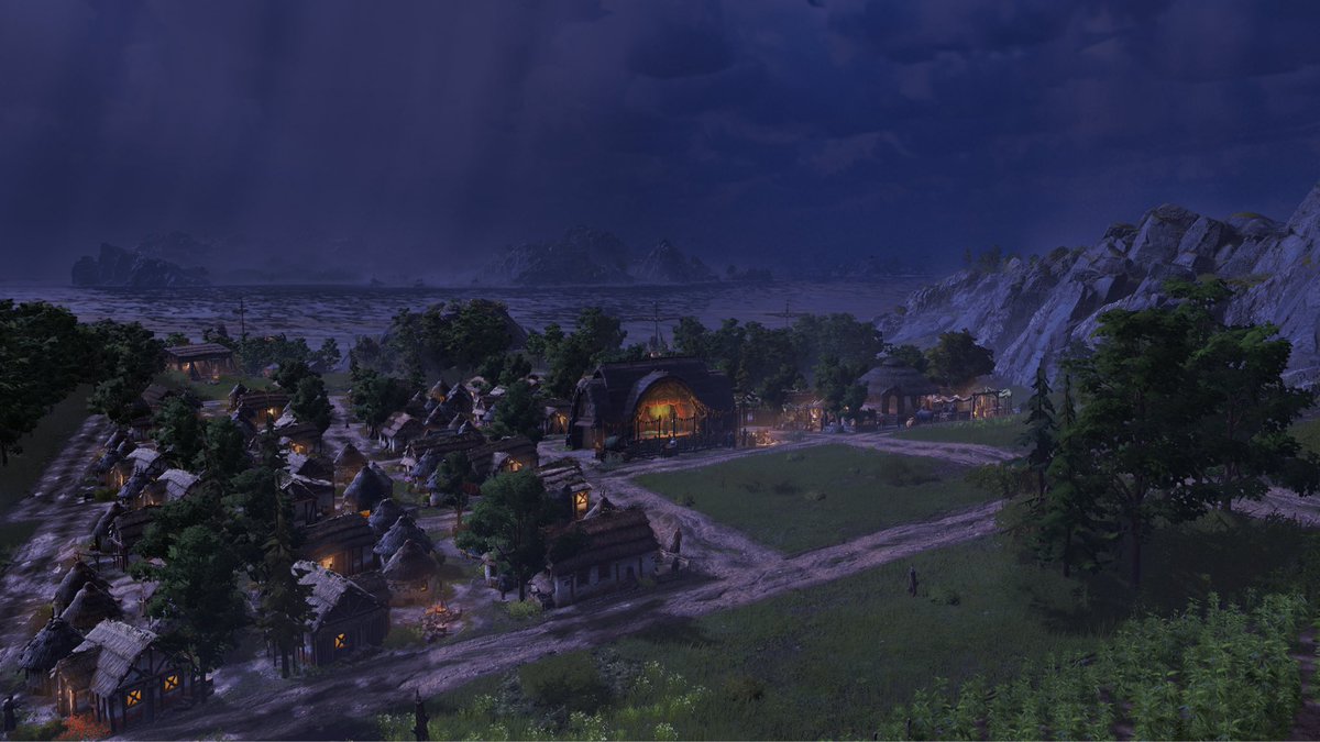 Zum Release von #Anno117 #PaxRomana  sehr erfreulichen Die gute alte ASUS ROG Strix Gtx1080 Advanced schafft das mit den Eistellungen auf WQHD ganz gut . Start in Albion 🥰 #ubisoft #anno