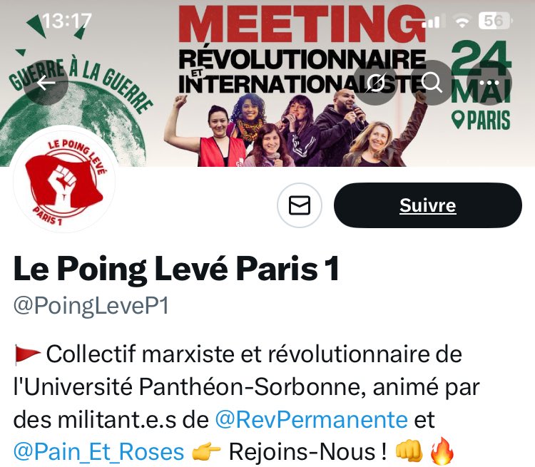 Heureusement que le Poing Levé , a fait les présentations.
Pcq “étudiante”, c’est un peu court…
Ohé, <a href="/LCI/">LCI</a>, c’est important, de savoir “d’où les gens parlent”…