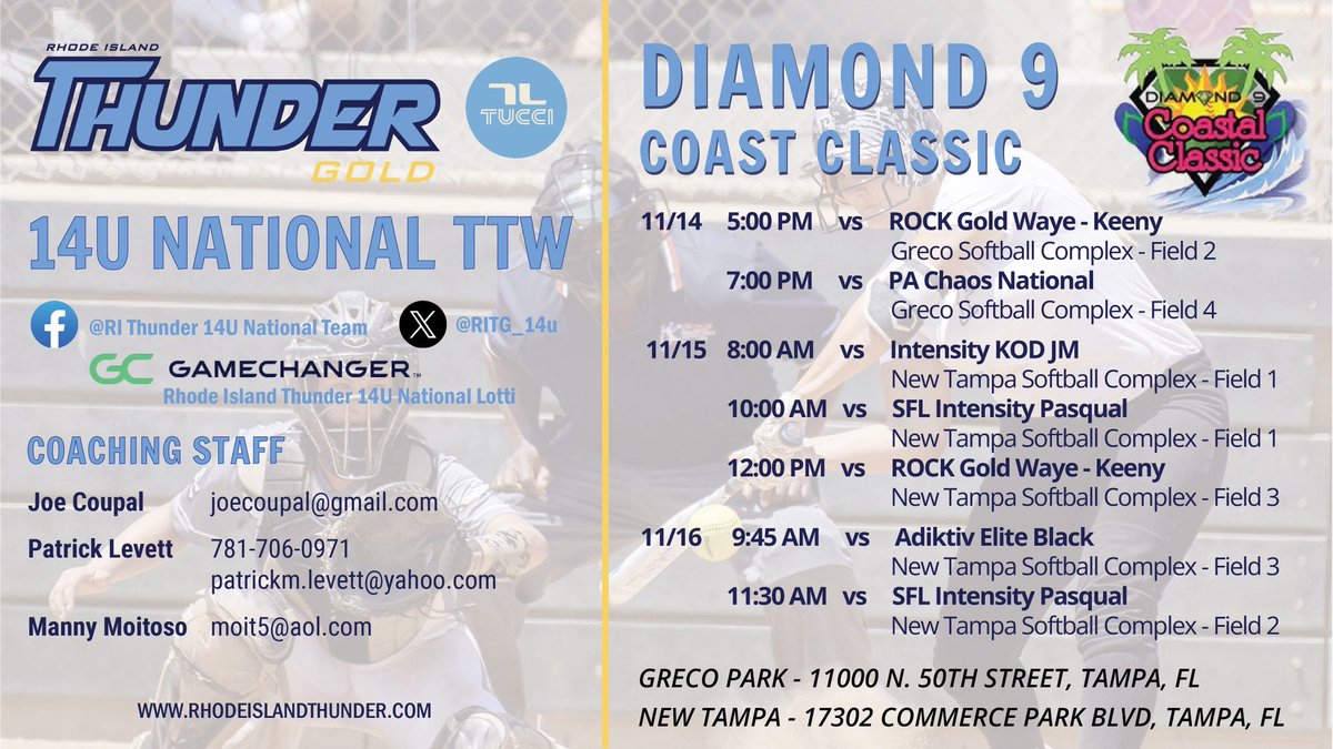 C_Kelly2029's tweet photo. Can’t wait to play this weekend! Check out our schedule! ⬇️ https://t.co/MB8y5tLVxD