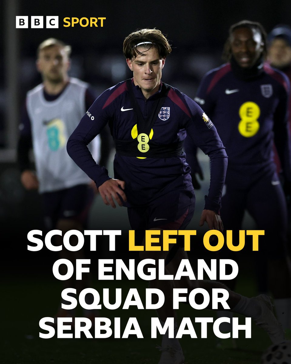 Scott will have to wait for his chance to make his international debut 🏴󠁧󠁢󠁥󠁮󠁧󠁿👉bbc.in/4oCBxzQ