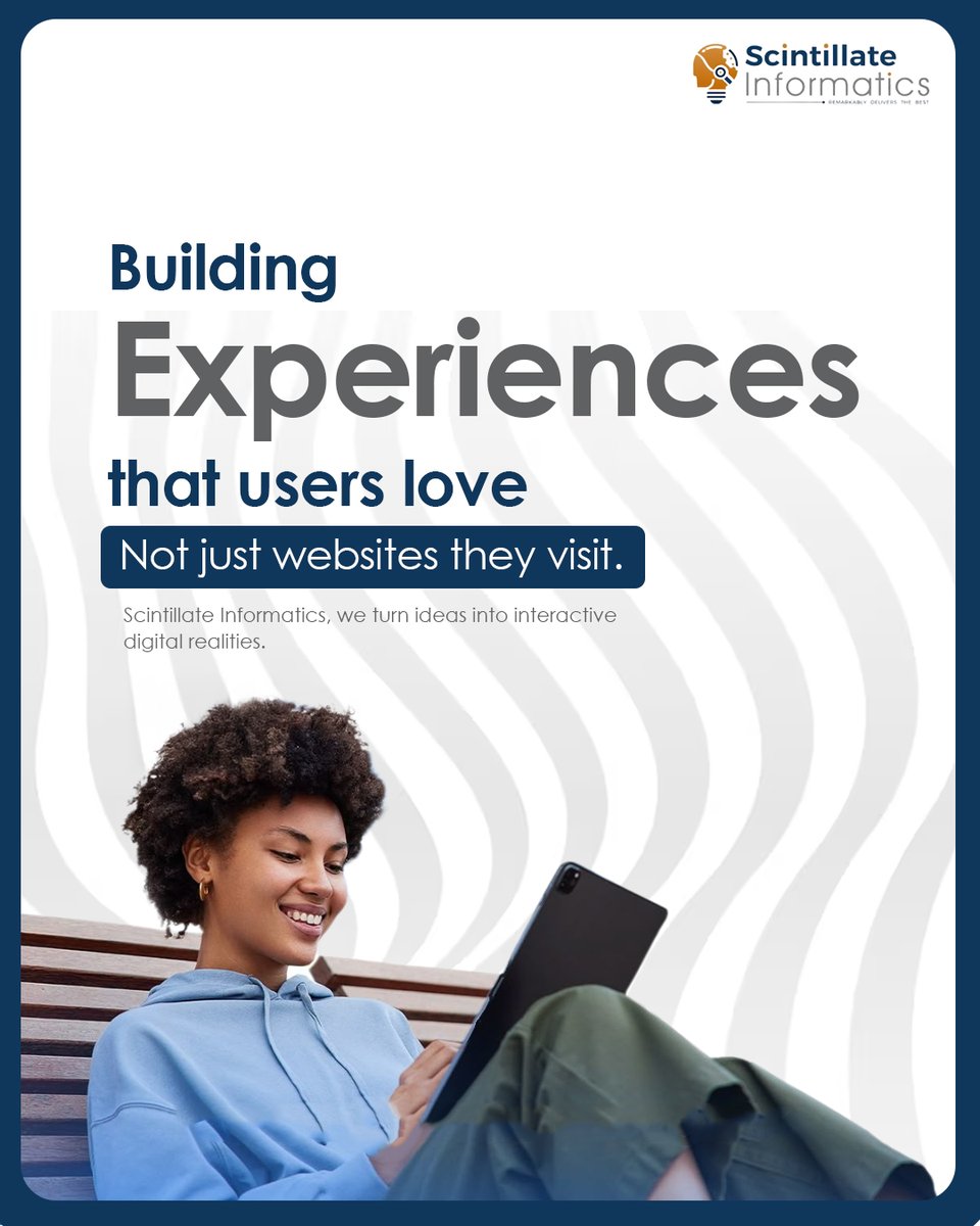 scintillateinfo's tweet image. We build experiences users fall in love with, not just sites they scroll past.
Let’s turn ideas into digital realities. ⚡
#UX #WebDev #ScintillateInformatics