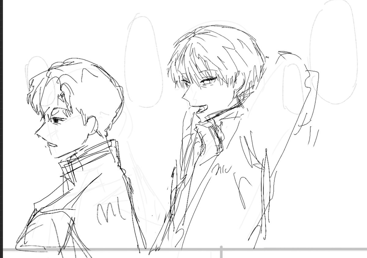 個人的良すぎるラフ4〇4️⃣