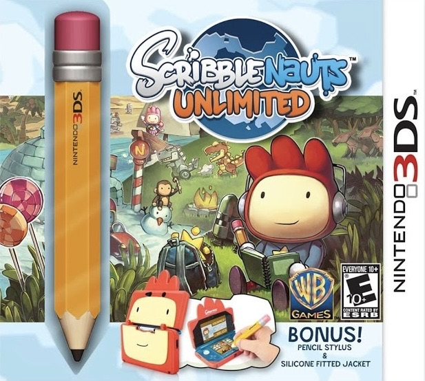 3DSCentral's tweet photo. "The 3DS version of Scribblenauts Unlimited had a special edition sold exclusively at GameStop, which included an officially licensed pencil-shaped stylus and a case themed after the series’ main character, Maxwell." #3DSFacts
*Fact By @Panda_Dude17* https://t.co/7EzkCULLsj