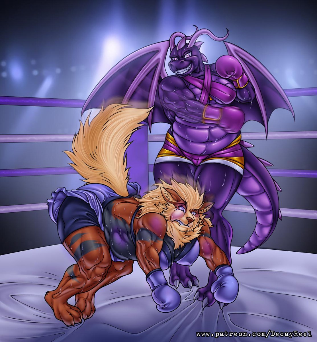Obsidian VS Arcanine

Commission for <a href="/rowdybuncho/">buncho</a> 

A fierce battle of heavyweights. Such a kiloton blow is no joke - one missed punch and the world plunges into darkness.

#furry #furryartwork #furryart
