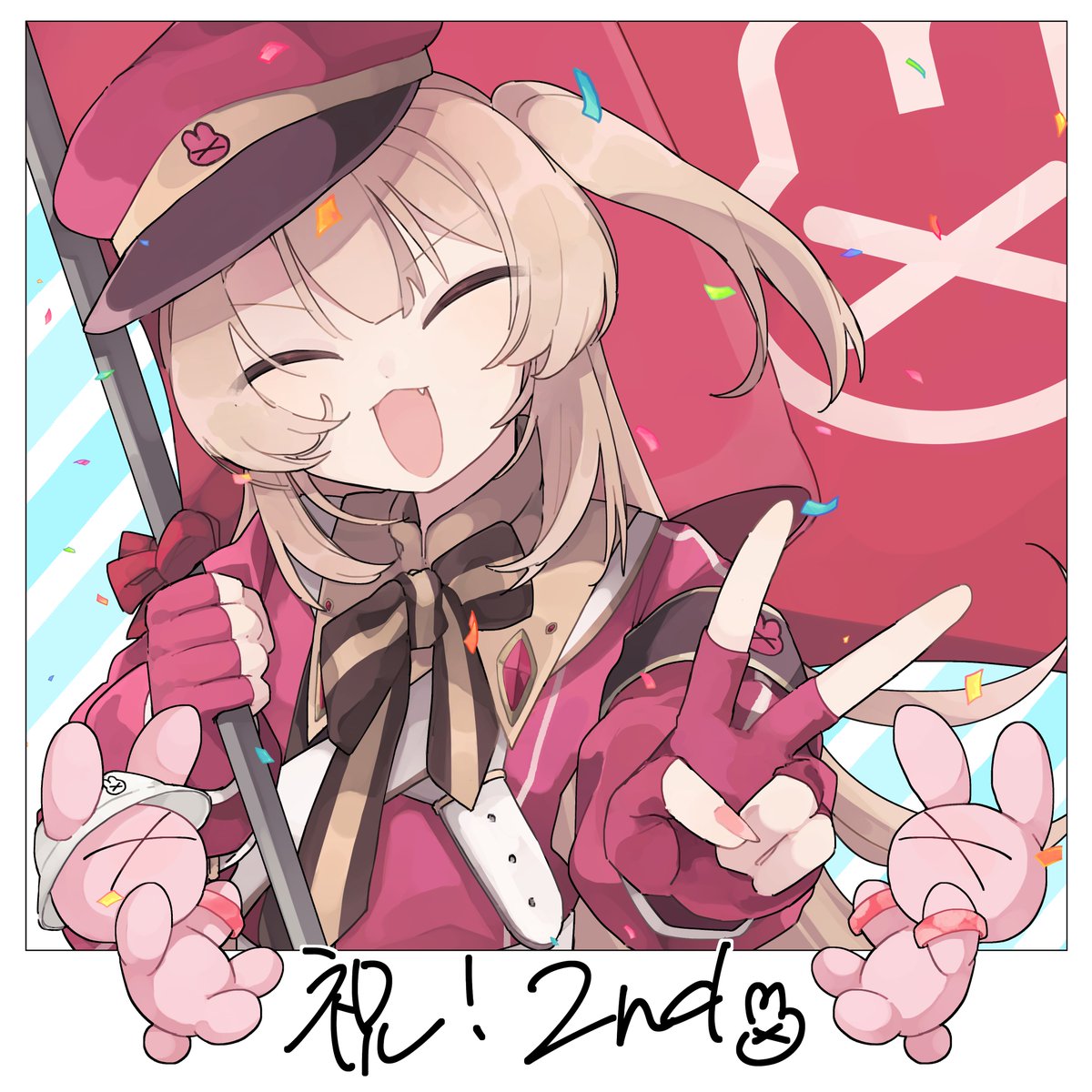 yu_rushite's tweet image. こちらのフラスタのパネルイラストをお手伝いさせていただきました…！！
2nd Live開催おめでとうございます！！超最高でした