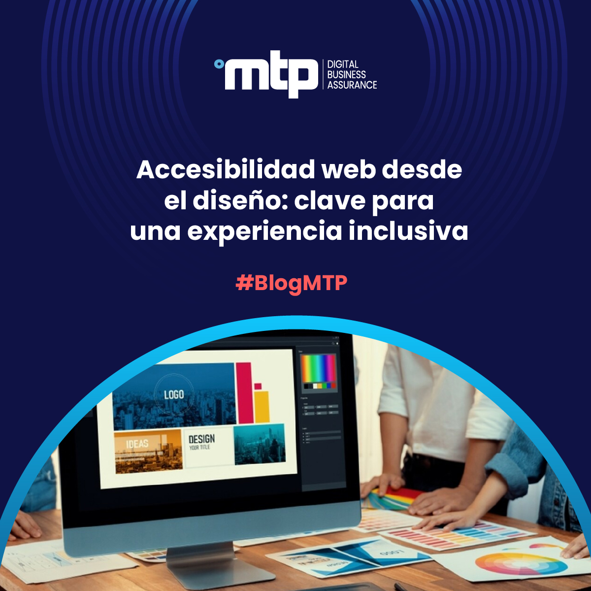 MTPdba's tweet image. ¿Quieres conocer el nuevo servicio Webs InclUXsivas, lanzado por MTP y LAUDE? Descubre esta opción para asegurar que cualquier producto digital sea accesible, usable y conforme a la normativa europea. Te lo contamos en el #BlogMTP. 
👉 bit.ly/3JX6mjA