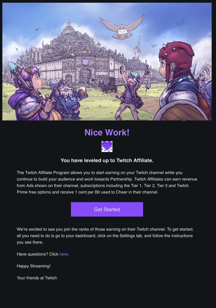 I did it, I made it onto the affiliate program let’s go!!