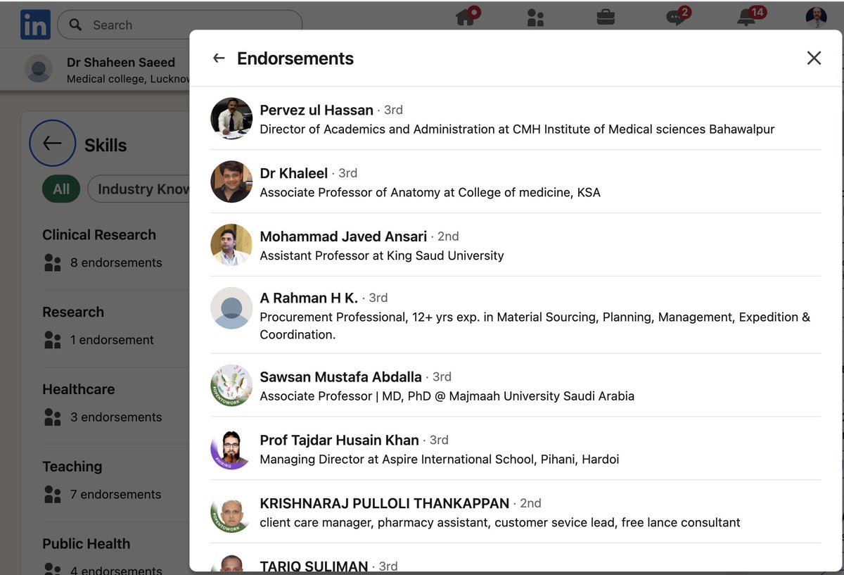 HeroNo176340896's tweet image. I wonder if this is the same Dr Shaheen Saeed. If it is well she has a linkedin page where she has been endorsed by the Director of Blah Blah at Bhawalpur Cant in Pakistan.