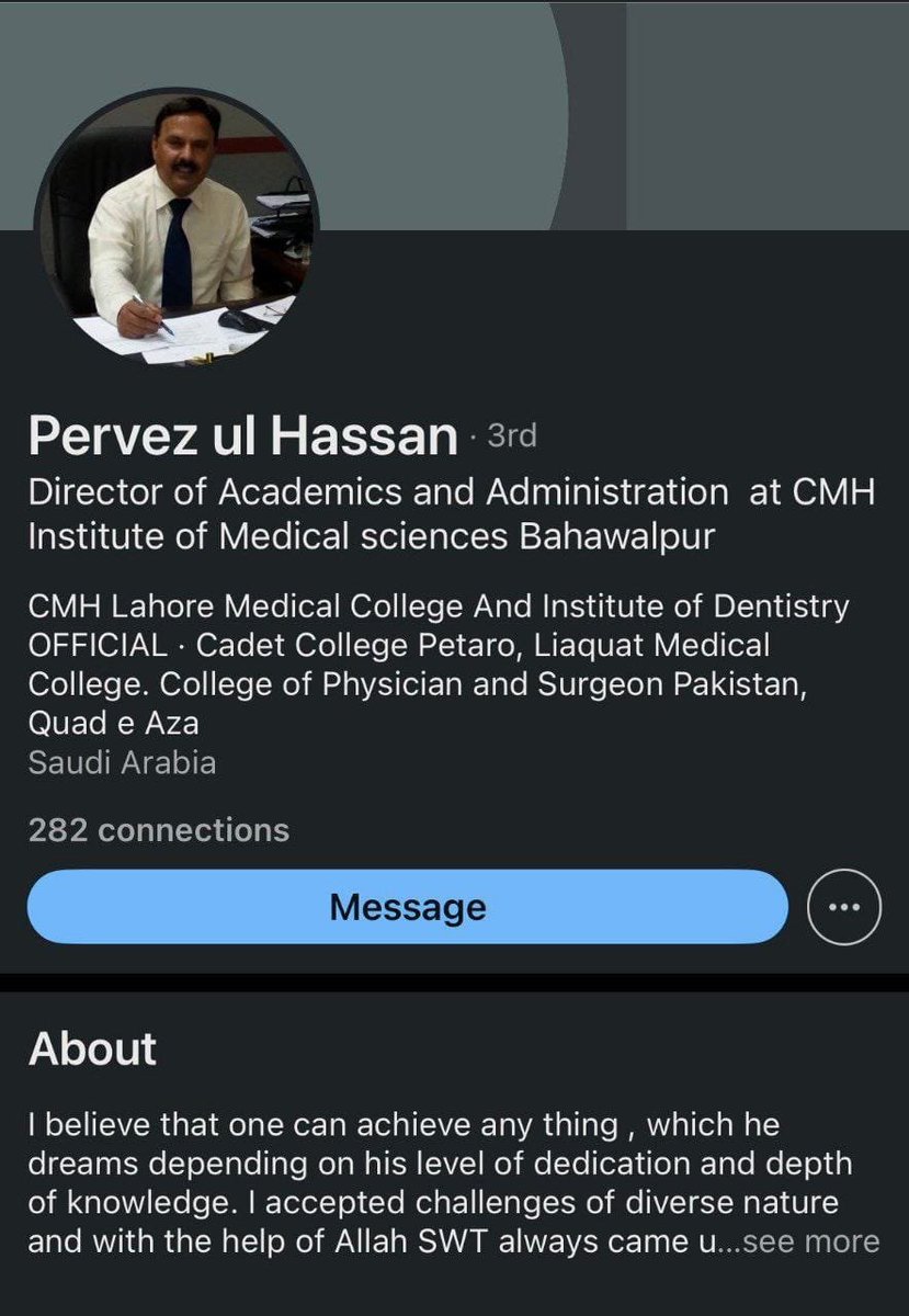 HeroNo176340896's tweet image. I wonder if this is the same Dr Shaheen Saeed. If it is well she has a linkedin page where she has been endorsed by the Director of Blah Blah at Bhawalpur Cant in Pakistan.