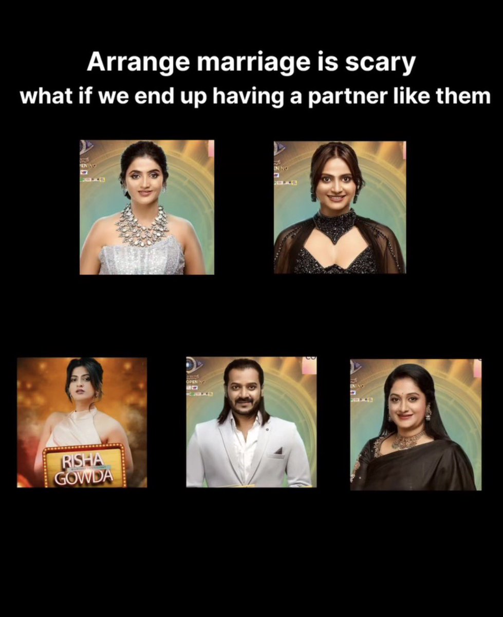 itz_prash_'s tweet image. Arrange marriage is scary what if we got partner like them💀

PS: I got this on istagram while scrolling

#BBKSeason12 
#BBK12