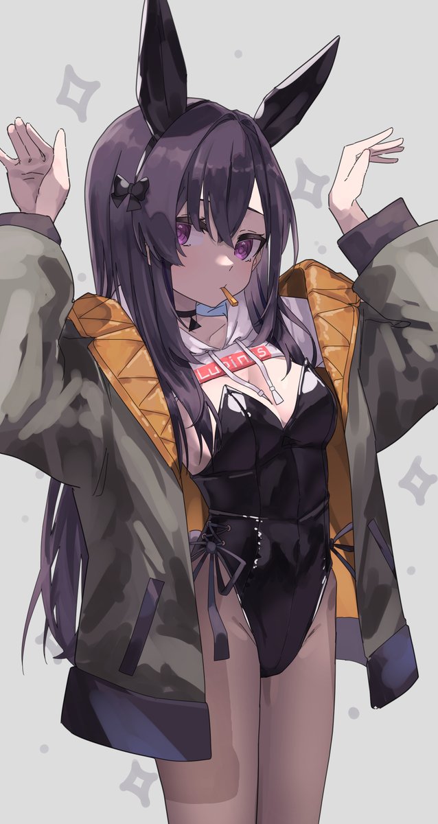 Lupinusパーカーリメイク衣装バニーアレンジ
 #一ノ瀬の絵