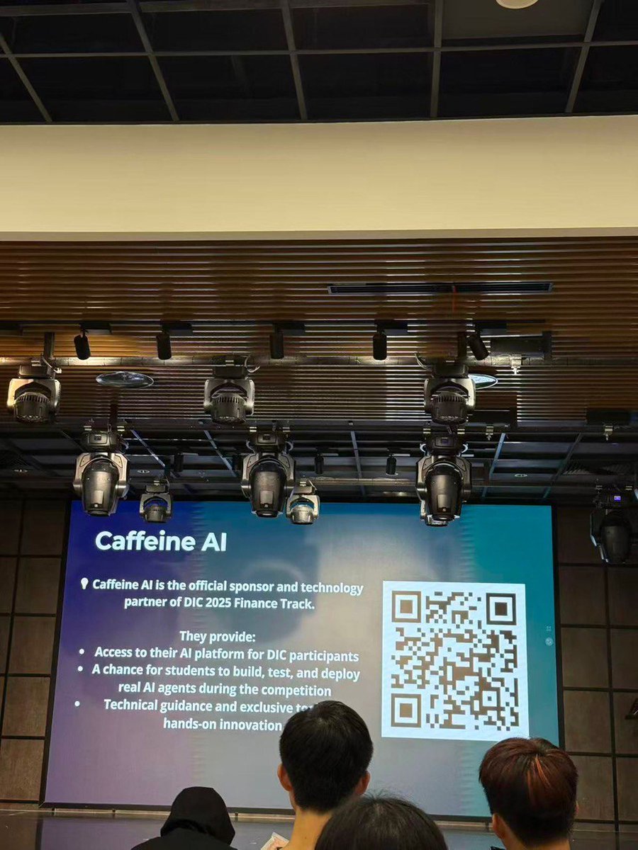 caffeineai's tweet image. CHINA 

Duke Kunshan University @DukeKunshan has launched the Digital Innovation Challenge (DKU Chapter), bringing together students from finance, data science, global health, computer science, and other disciplines to create and innovate, using Caffeine as one of the core…