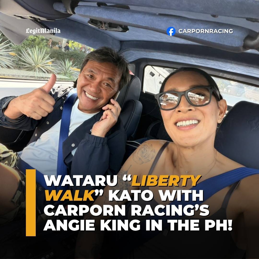 LegitManila's tweet photo. Japan's Automotive Icon Wataru Kato of #Libertywalk Meets our very own Automotive Queen @angiemeadking in Manila! 🇯🇵 https://t.co/tA3pG4oiH8