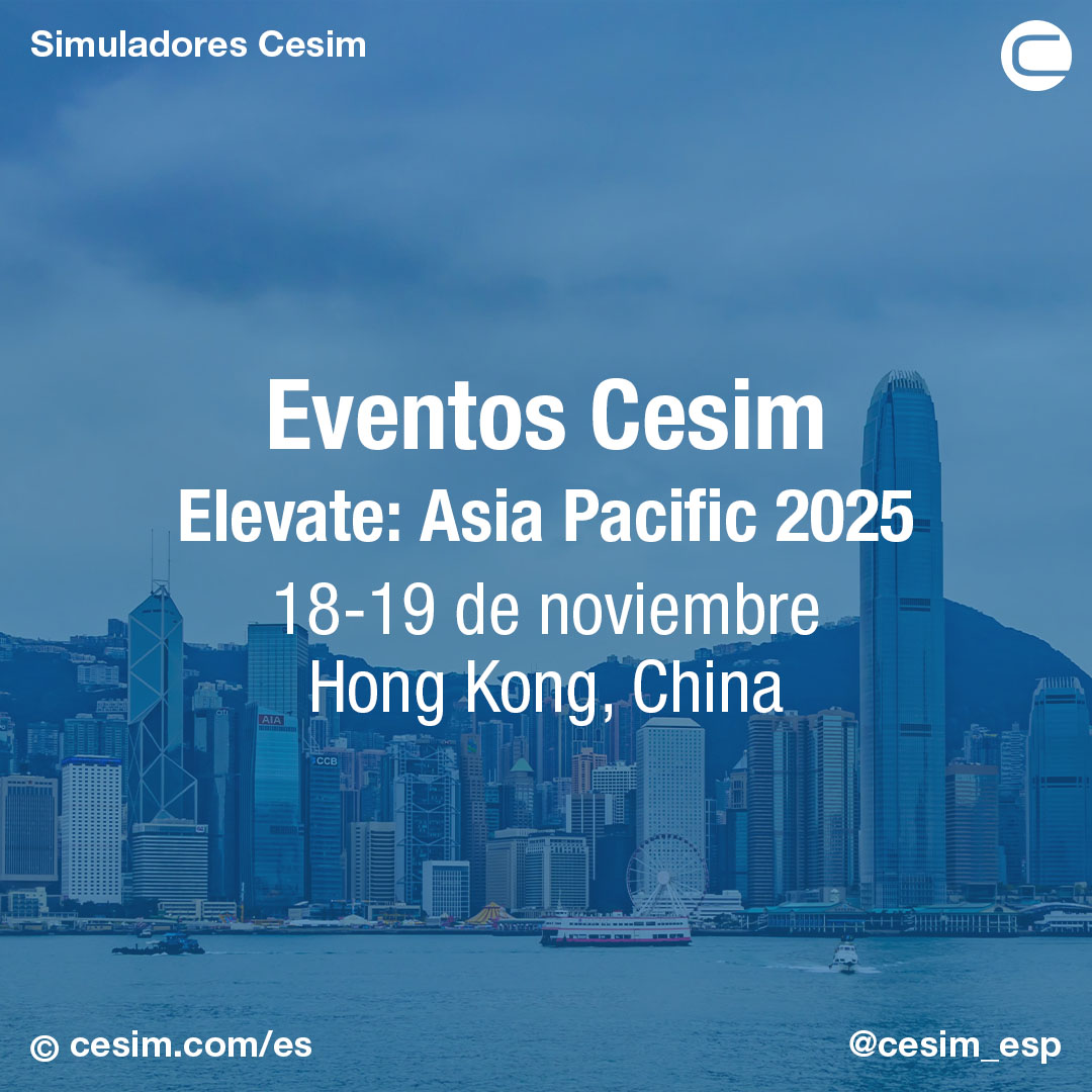 🌏🤝🇨🇳 ¡Nos vemos la próxima semana en la conferencia Elevate: Asia Pacific 2025 en Hong Kong! Más info: aacsb.edu/events/2025/11…

🌍📆 Únase a nosotros en eventos alrededor del mundo: cesim.com/es/eventos

#SimuladoresDeNegocios #AprendizajeExperiencial #JuegosGerenciales
